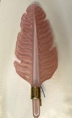 Pink Murano Glass Wall Light, 1980-UH-1058943