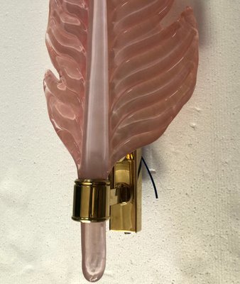 Pink Murano Glass Wall Light, 1980-UH-1058943