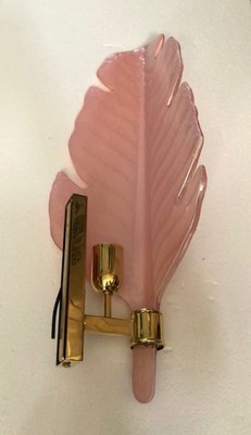 Pink Murano Glass Wall Light, 1980-UH-1058943