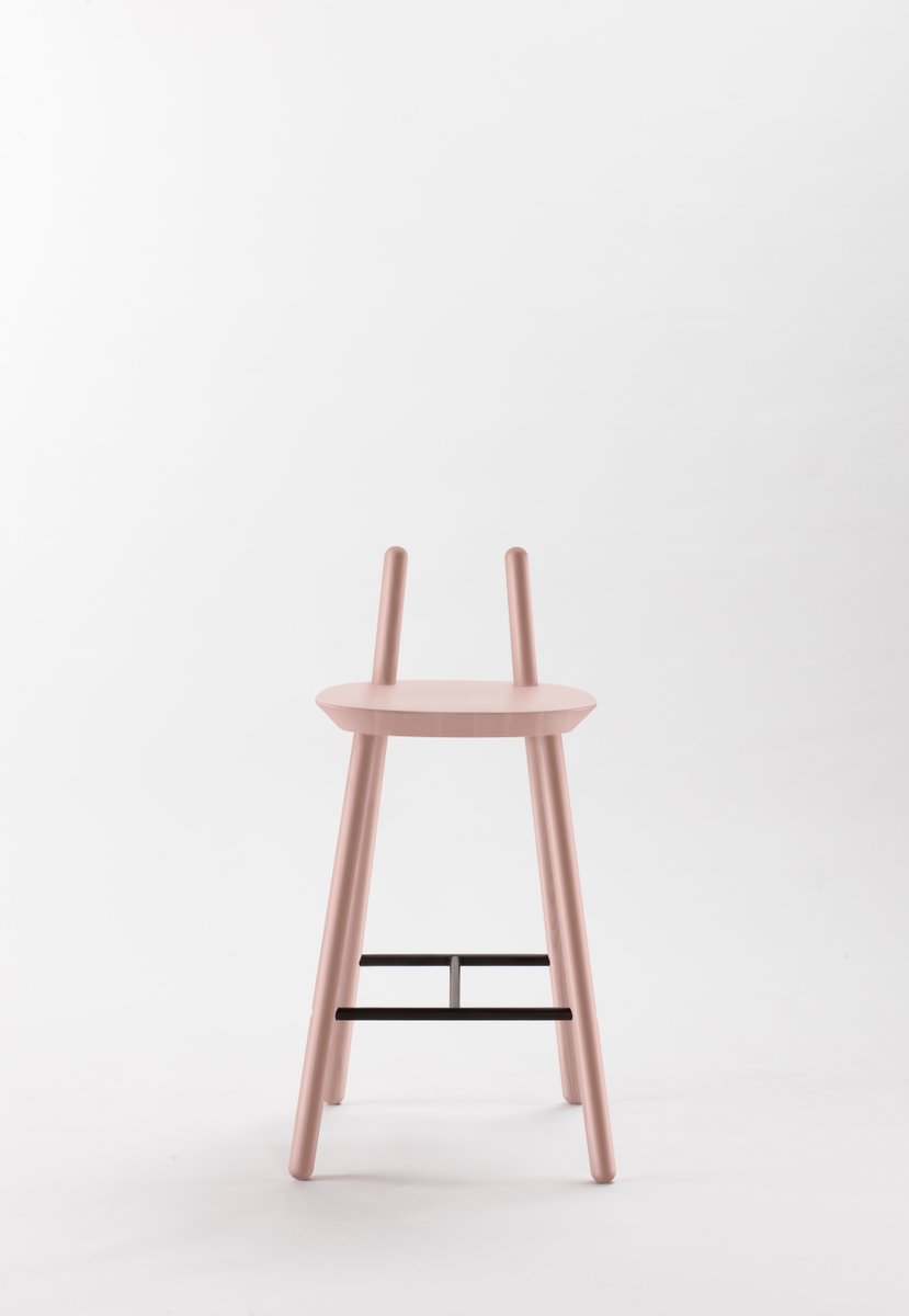 Pink Naïve Semi Bar Chair by etc.etc. for Emko