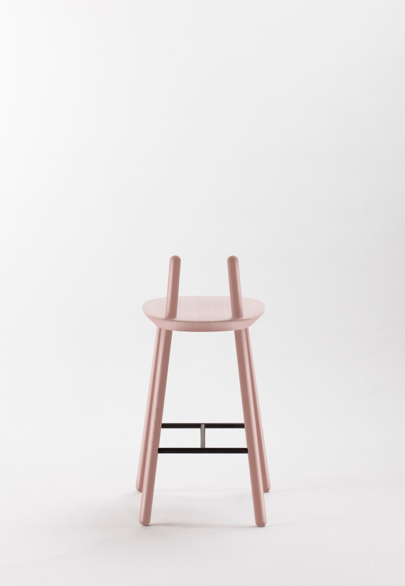 Pink Naïve Semi Bar Chair by etc.etc. for Emko