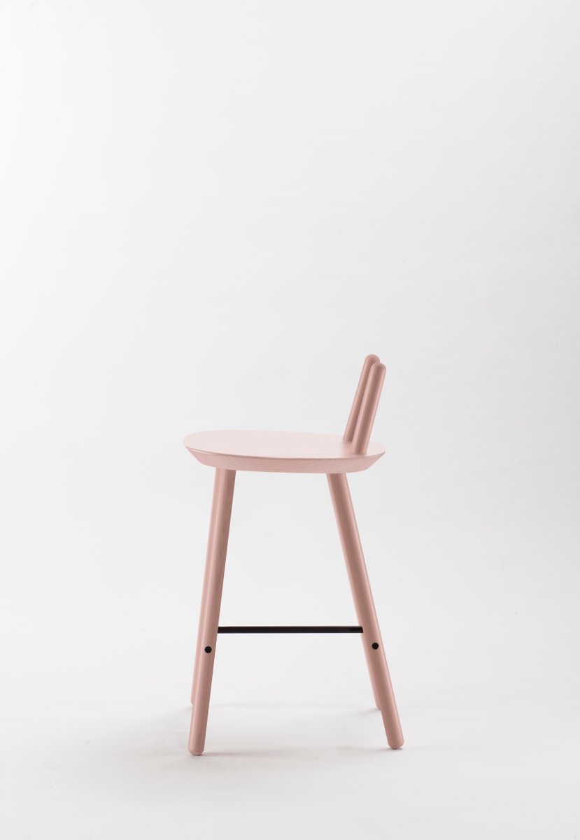 Pink Naïve Semi Bar Chair by etc.etc. for Emko