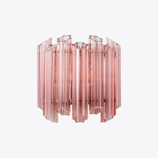 Pink Palermo Wall Light from Pure White Lines