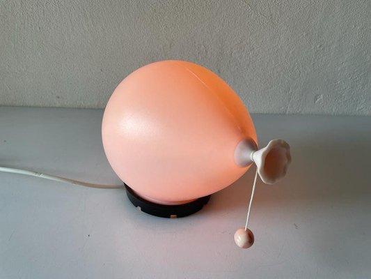 Pink Plastic Balloon Sconce or Flush Mount Ceiling Lamp by Yves Christin for Bilumen, Italy, 1980s-RDS-1210089