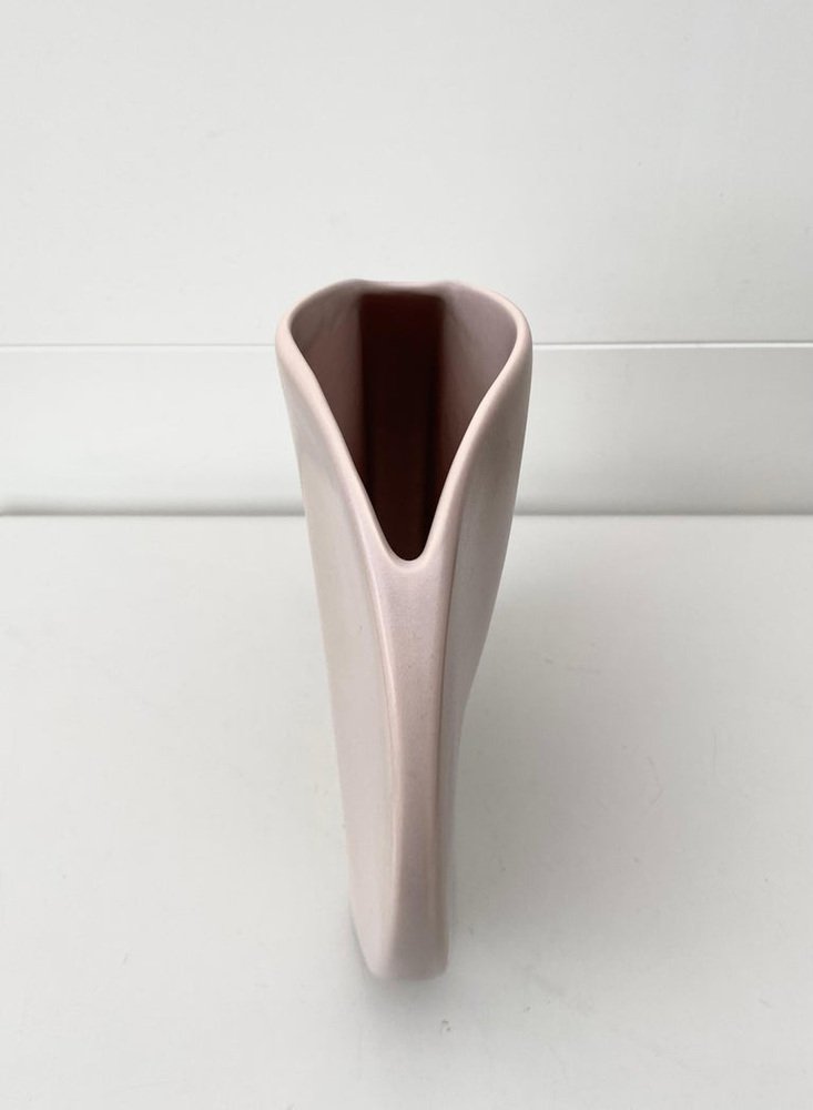 Pink Post Modern Vases by Dorothe Van Agthoven for Flora Keramiek, Set of 2