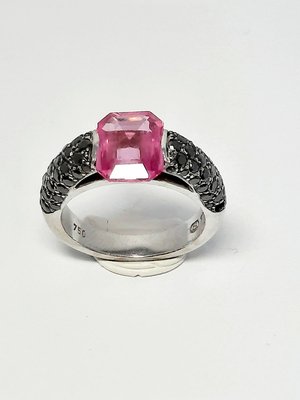 Pink Sapphire Ring, 1990s-EAI-728052