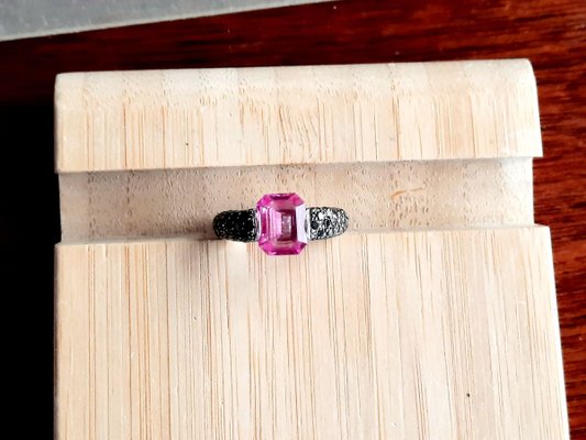 Pink Sapphire Ring, 1990s-EAI-728052