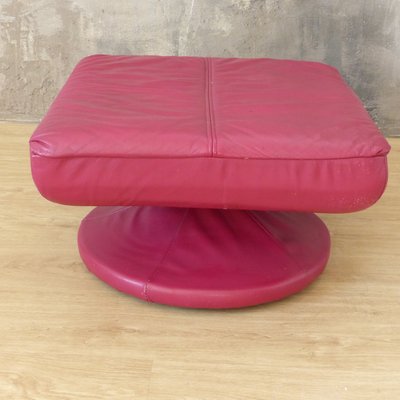 Pink Square Stool, 1970s-WK-560941