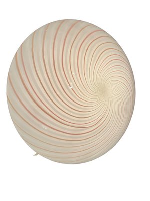 Pink Swirl Flushmount Light by Paolo Venini, 1970s-JJC-1792928