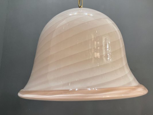 Pink Swirl Murano Glass Pendant Lamp from Venini-JJC-932095