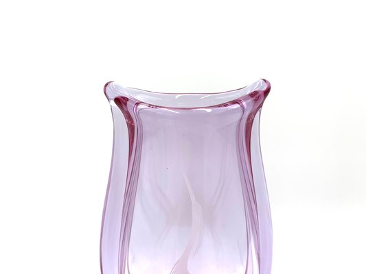 Pink Vase by M. Klinger Zelezny Brod, Czechoslovakia, 1960s-BXB-1291692