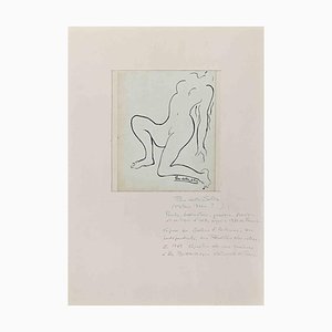 Pino Della Selva, Nude of Woman, Original Drawing, 1950s-ZCI-1362702