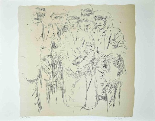 Pino Reggiani, Behind the Boss, 1970s, Lithograph-ZCI-1781947