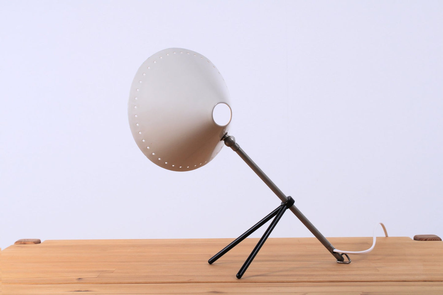 Pinocchio Grey Tripod Table Light by H. Th. J. A. Busquet for Hala, 1950s