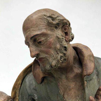 Pio Angelo Gabriello, Saint Joseph with Child, 1700s, Terracotta-TBU-2034803