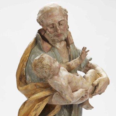 Pio Angelo Gabriello, Saint Joseph with Child, 1700s, Terracotta-TBU-2034803