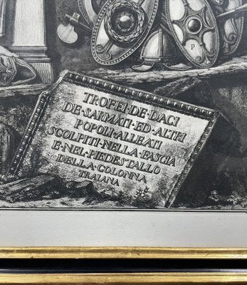 Piranesi, Trophy of the Dacians Bas-Relief on Trajan's Column, 1800s, Engraving-LQ-1796297