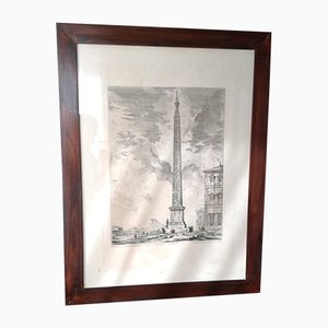 Piranesi, Views of Rome: Egyptian Obelisk, Etching, Framed-VDX-1180701