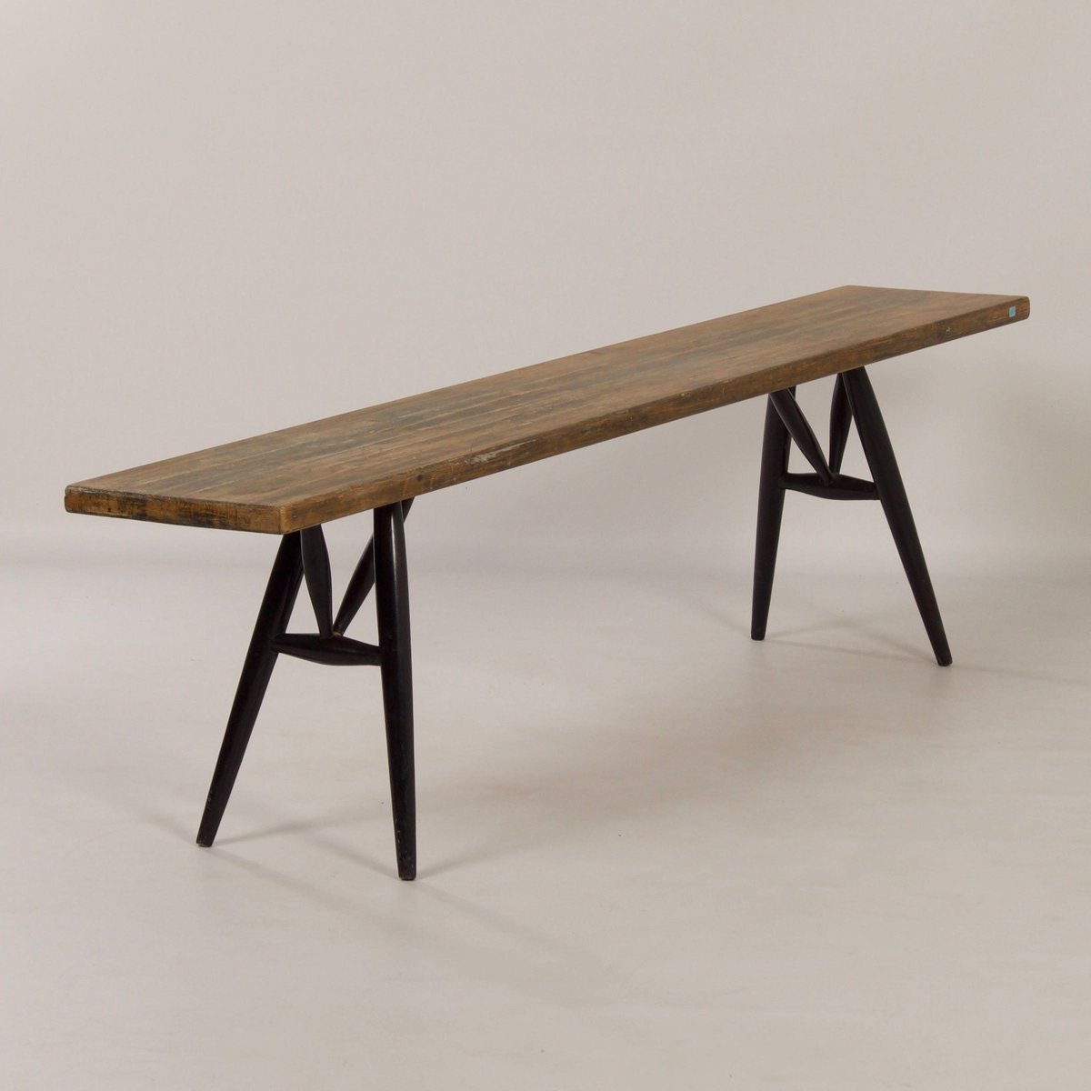 Pirkka Bench by Ilmari Tapiovaara for Laukaa Wood, 1950s