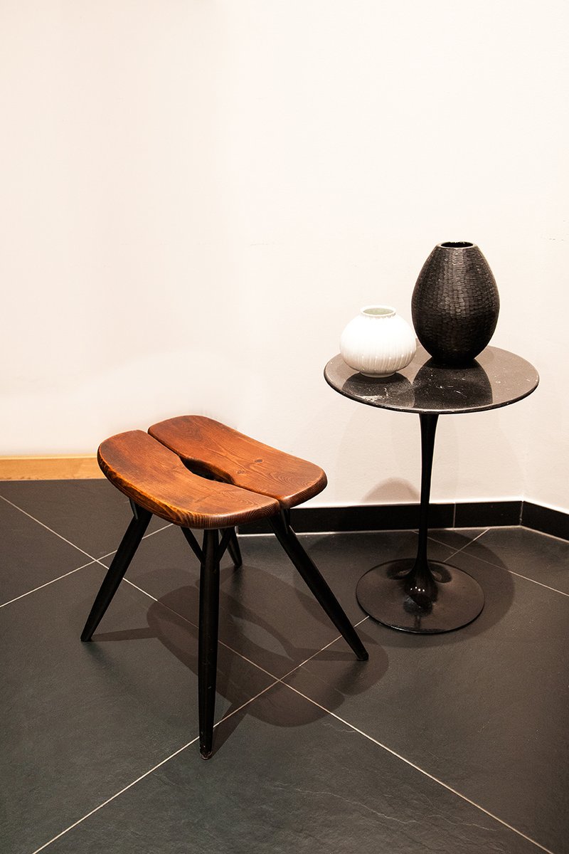 Pirkka Stool by Ilmari Tapiovaara for Laukaan Puu, Finland, 1950s