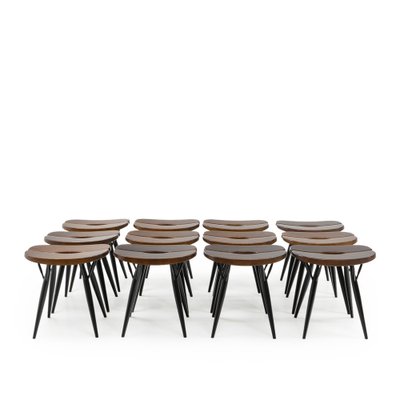 Pirrka Stools by Ilmari Tapiovaara for Artek, Finland, 2000s, Set of 2-TJQ-1850540