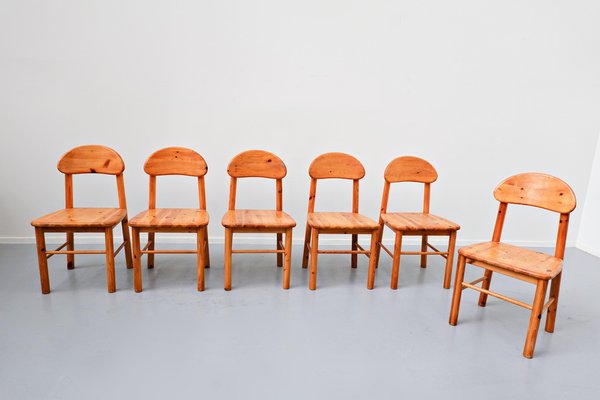 Pitchpin Chairs by Rainer Daumiller, 1970s, Set of 6-FGA-923901