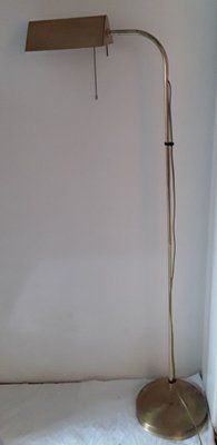 Pivotable Brass Colored Metal Floor Lamp, 1970s-HOI-779751