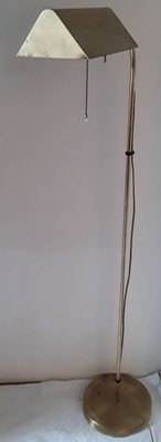 Pivotable Brass Colored Metal Floor Lamp, 1970s-HOI-779751