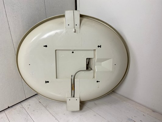 Pivoting and Lighted Oval Mirror from Allibert, 1970s-WZZ-828559