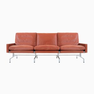 PK 31-3 Leather Sofa by Poul Kjærholm for E. Kold Christensen, 1960-TJQ-1734361