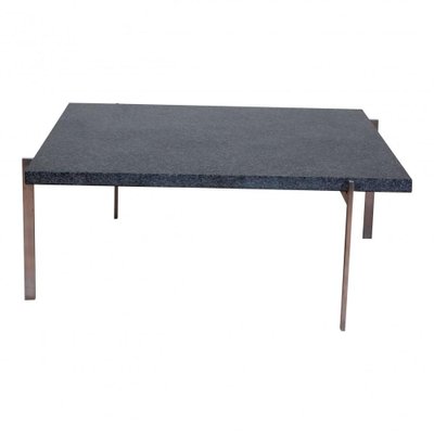 PK-61 Coffee Table in Black Granite by Poul Kjærholm for Fritz Hansen, 2000s-MTD-1400250