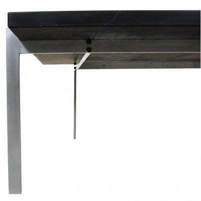 PK-61 Coffee Table in Black Slate by Poul Kjærholm for Fritz Hansen, 1970s-MTD-1400248