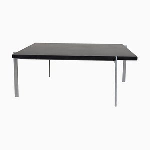 PK-61 Coffee Table in Black Slate by Poul Kjærholm for Fritz Hansen, 1970s-MTD-1400248