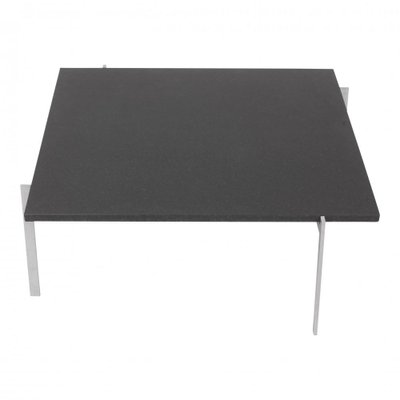 PK-61 Table in Black Granite by Poul Kjærholm for Fritz Hansen-MTD-1400201