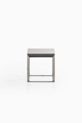 PK-71 Nesting Tables by Poul Kjærholm for E. Kold Christensen, 1957, Set of 3-SC-587054