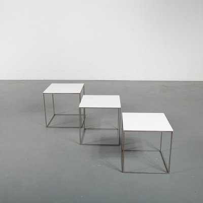 PK 71 Nesting Tables by Poul Kjærholm for E. Kold Christensen, 1960s, Set of 3-GG-567700