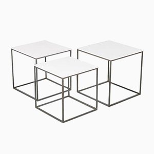 PK 71 Nesting Tables by Poul Kjærholm for E. Kold Christensen, 1960s, Set of 3-GG-567700