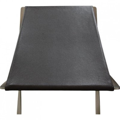 Pk-91 Stool in Brown Leather by Poul Kjærholm, 2000s-MTD-2028740