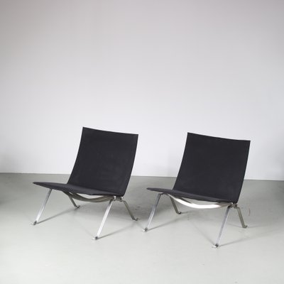 Pk22 Chairs by Poul Kjaerholm for Fritz Hansen, Denmark, 2010, Set of 2-GG-1748904