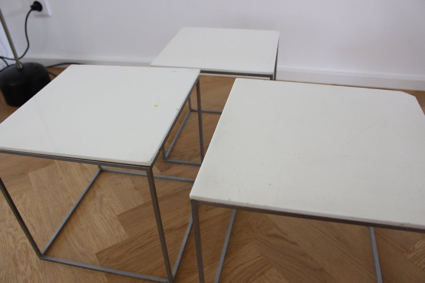 PK71 Nesting Tables by Poul Kjaerholm for E. Kold Christensen, 1957, Set of 3