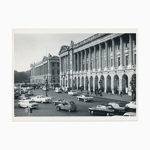 Place De La Concorde, France, 1950s, Black & White Photograph-DYV-1233968