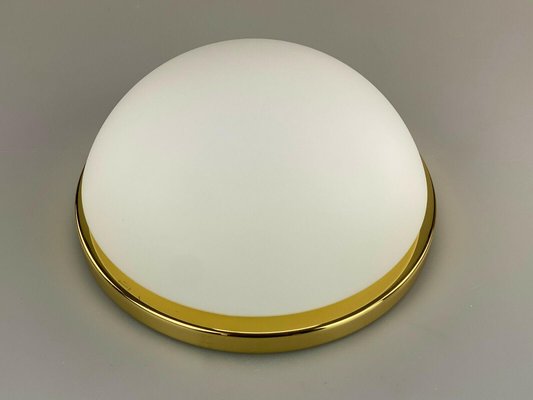 Plafoniere Glass Ceiling Lamp from Limburg Glashütte, 1970s-EJL-1063089