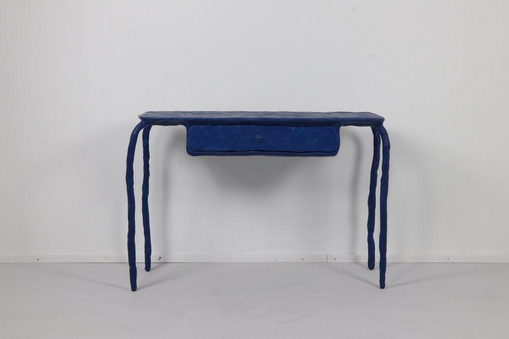 Plain Clay Console with Drawer by Maarten Baas