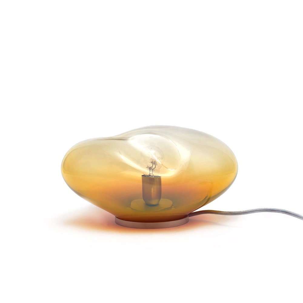 Planetoide Airisi Amber Iridescent Pendants by Eloa, Set of 2