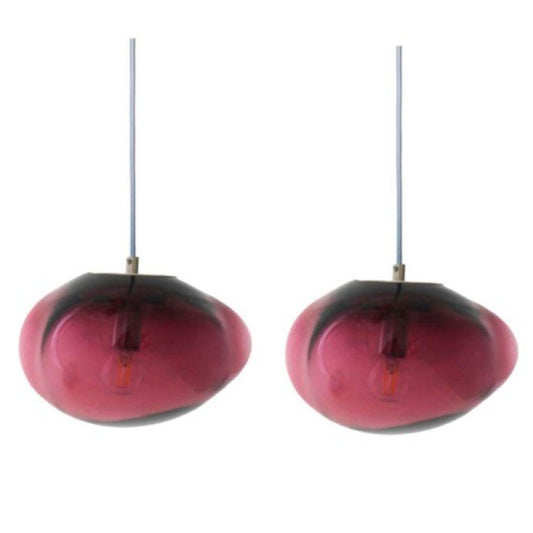 Planetoide Amor Red Pendants by Eloa, Set of 2