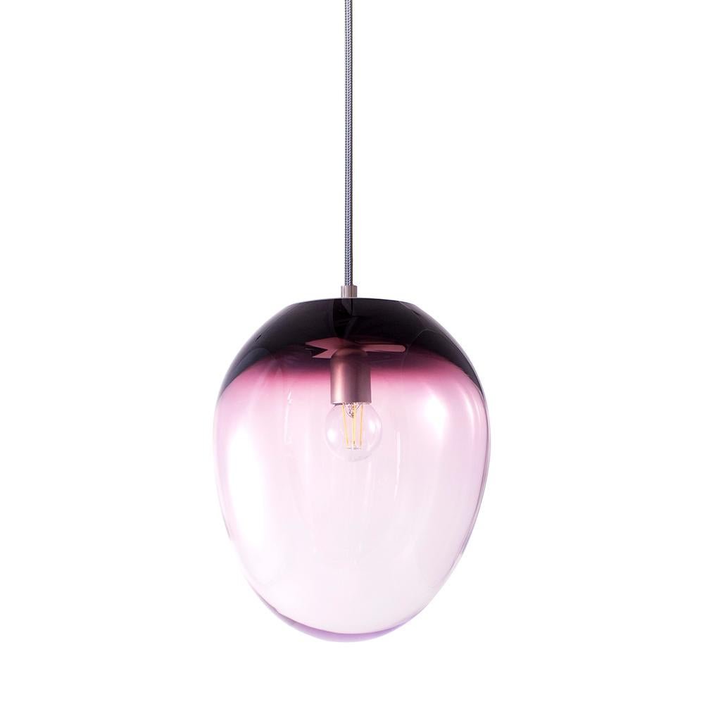 Planetoide Astrea Purple Iridescent Pendant by Eloa