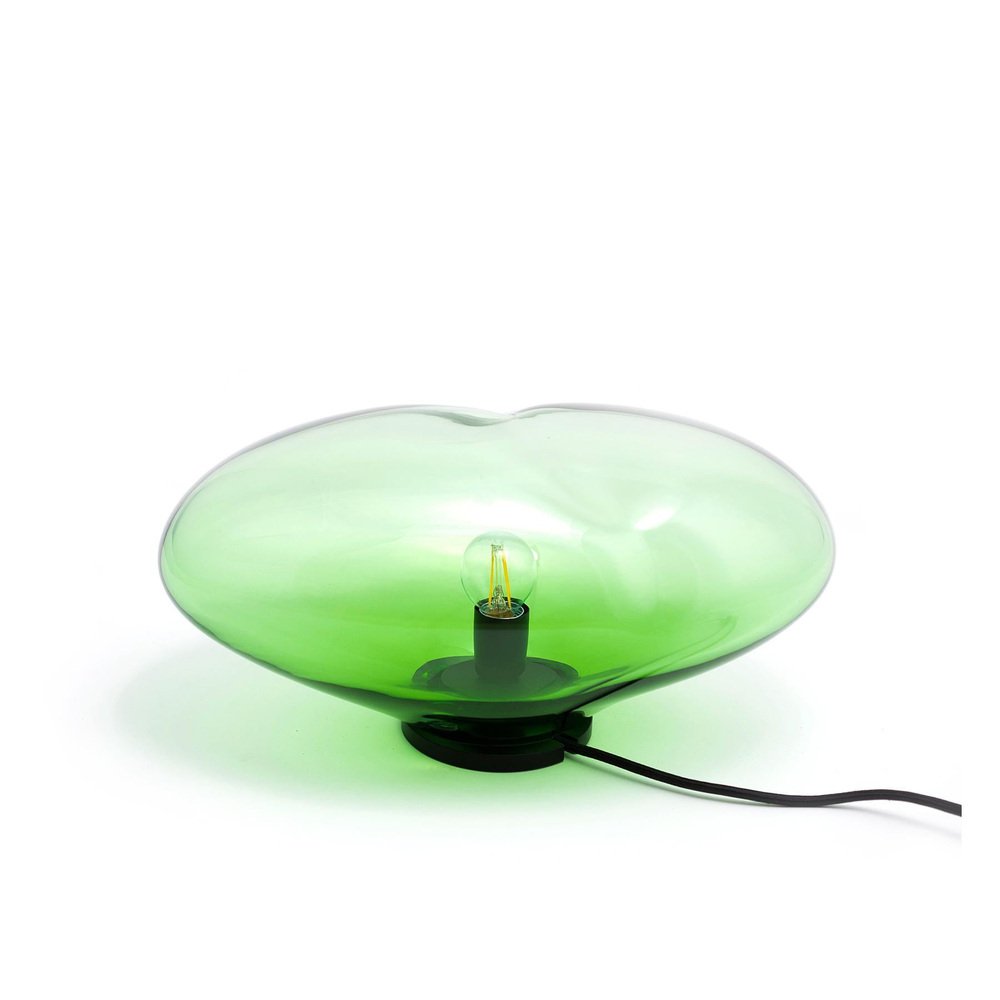 Planetoide Green Iridescent Pendants by Eloa, Set of 2