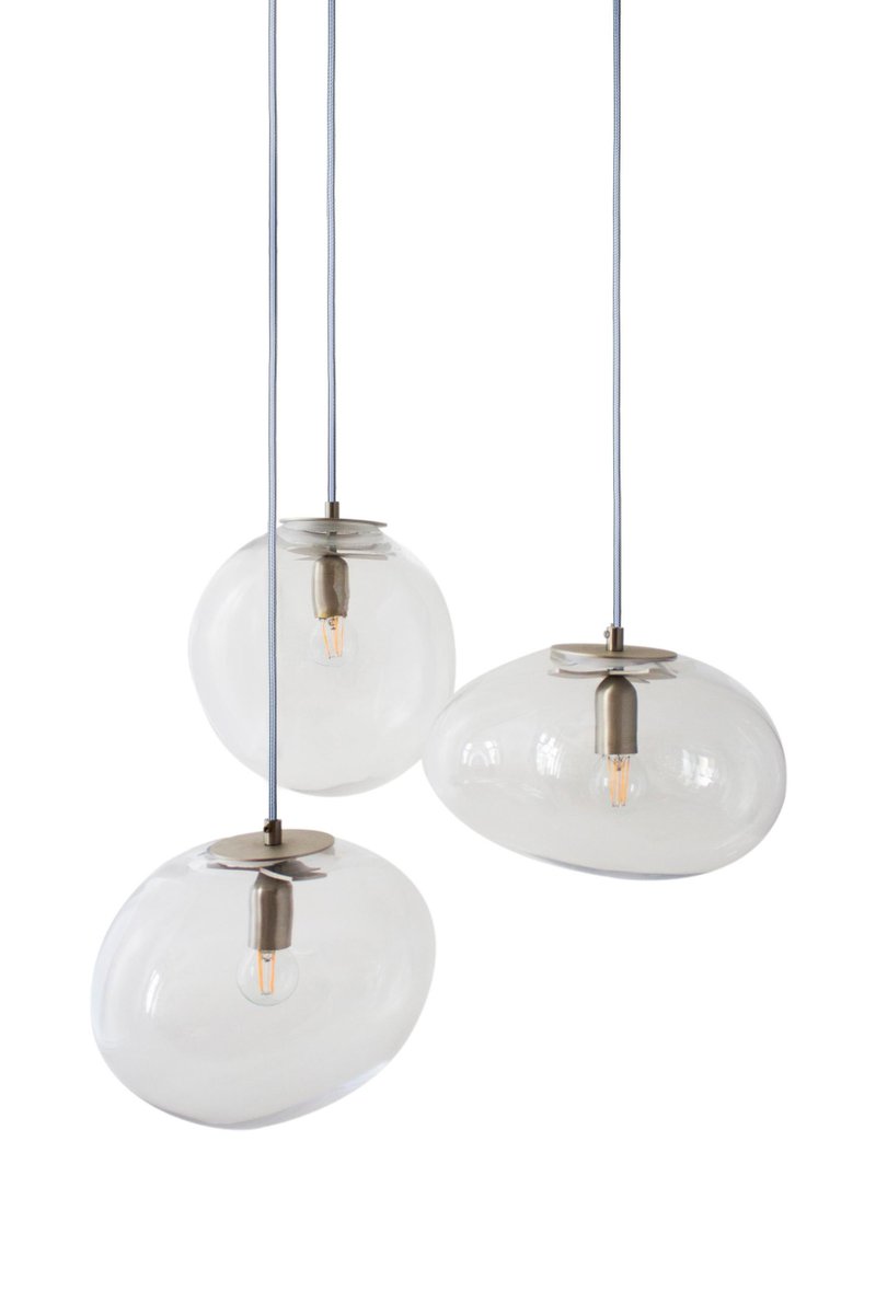 Planetoide Juno Crystal Pendants by Eloa, Set of 3