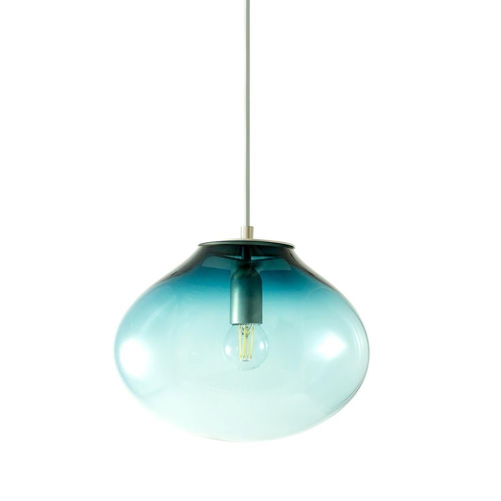 Planetoide Palasi Petrol Pendant by ELOA