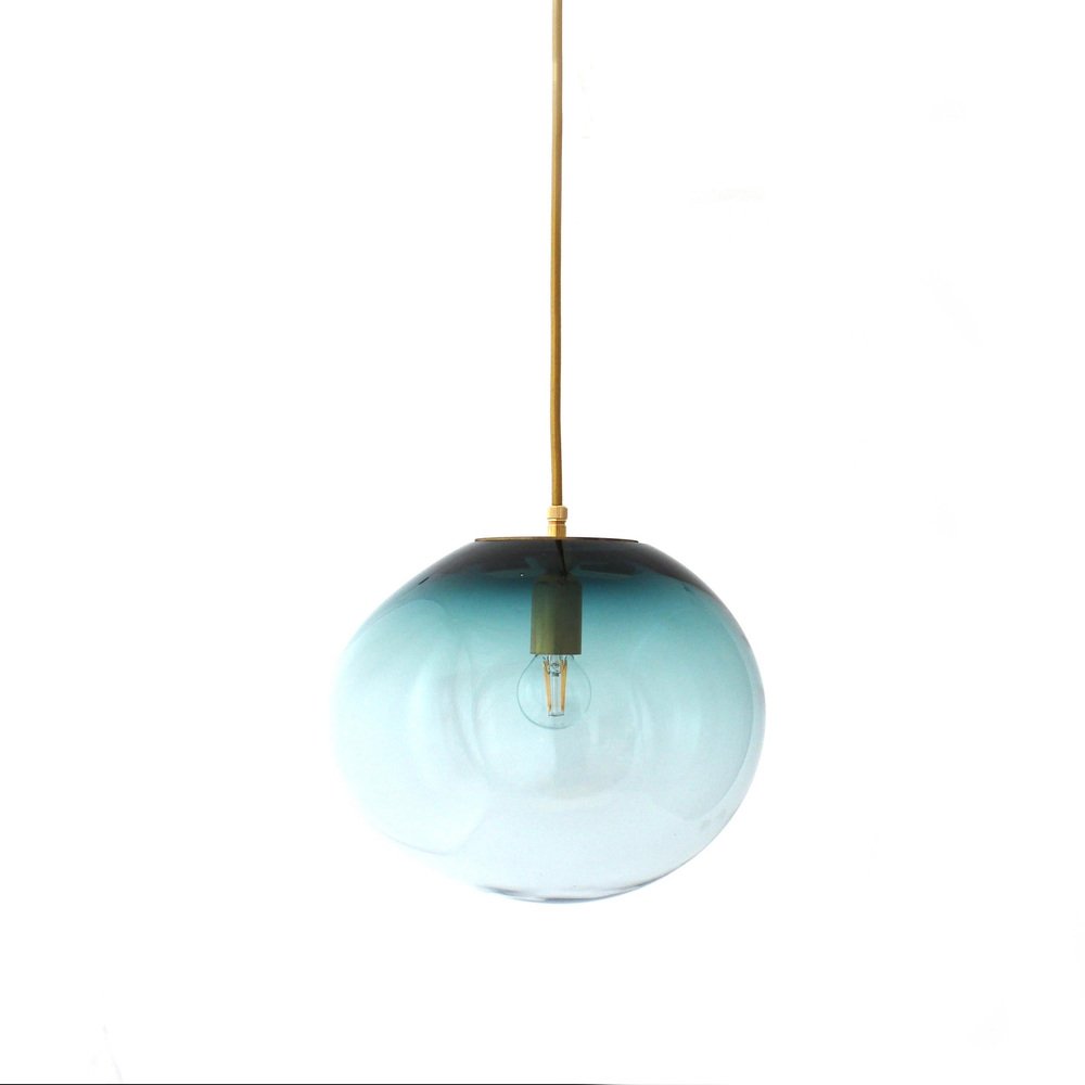 Planetoide Palasi Petrol Pendant by ELOA